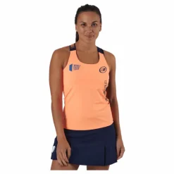 Camiseta Bullpadel Yali 529 Naranja Fluor