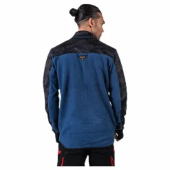 Camo Fleece Jacket Blue