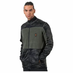 Camo Fleece Jacket Green