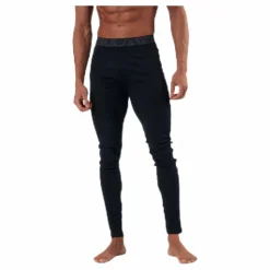 Camo Merino Wool Pants Black