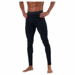 Camo Merino Wool Pants Black