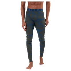 Camo Merino Wool Pants Blue/Green