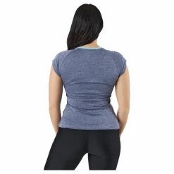 Cap Sleeve Top Play White Blue