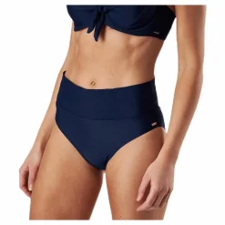 Capri Twisted Solid Folded Brief Blue