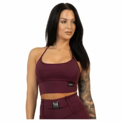 Cargo Top Burgundy Dark Red