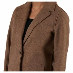 Carrie Bonded Coat Otw Brown