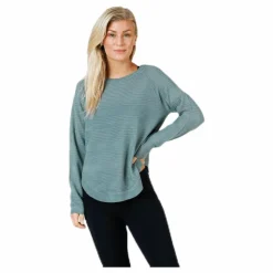 Caviar Long Sleeve Pullover Knit Chinois Green