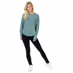 Caviar Long Sleeve Pullover Knit Chinois Green