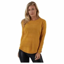 Caviar L/S Pullover Knt Yellow