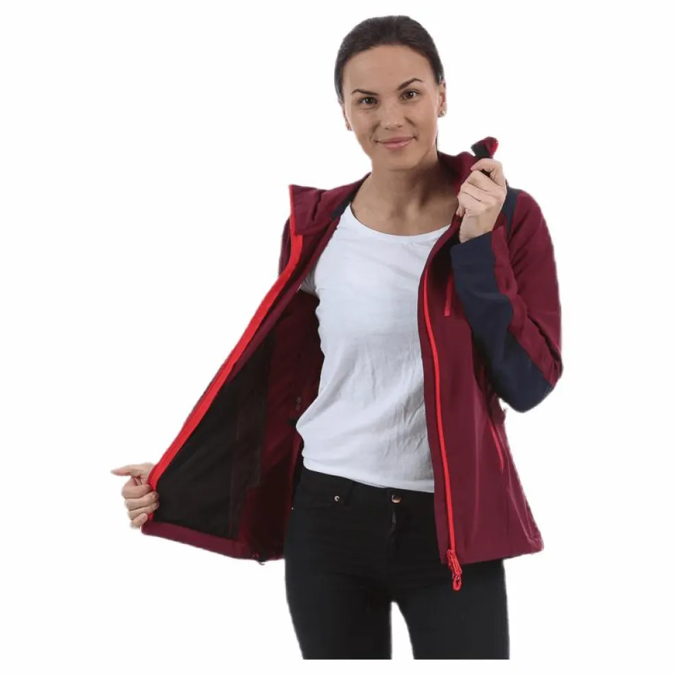 Cecilie Mountaineering Jacket Grey/Red