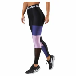 Cendall Blocked Tights Blue