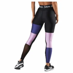 Cendall Blocked Tights Blue