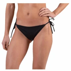 Cheeky String Side Tie Bikini Black