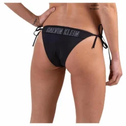 Cheeky String Side Tie Bikini Black
