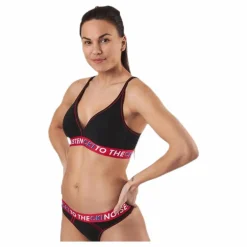 Ck One Listen Unlined Bralette Black/Red