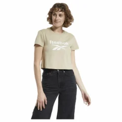 Cl F Big Logo Tee Beige