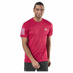 Club 3 Stripes Tee Pink