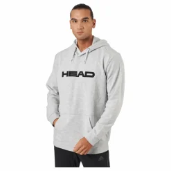 Club Byron Hoodie Men Grey Melange