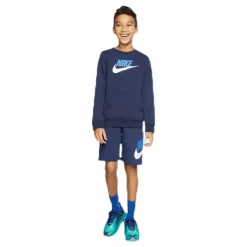 Club Fleece Shorts Junior Blue/White