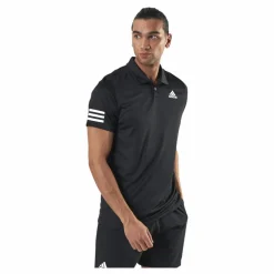 Club 3-Stripe Polo Black