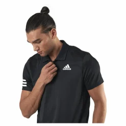 Club 3-Stripe Polo Black