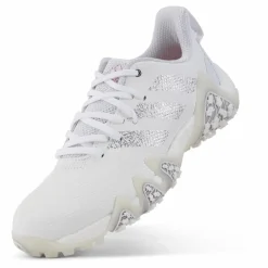 Codechaos 22 Spikeless Golf Shoes Cloud White / Silver Metallic / Clear Pink