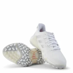 Codechaos 22 Spikeless Golf Shoes Cloud White / Silver Metallic / Clear Pink