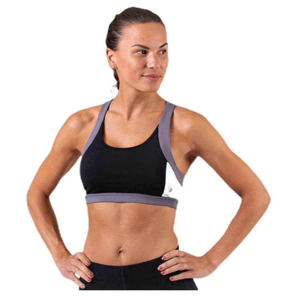 Color Block Bra 2 Black