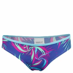 Colour Melt Allover Crop 2 Piece Blue