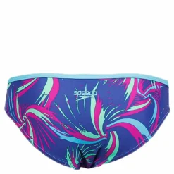 Colour Melt Allover Crop 2 Piece Blue