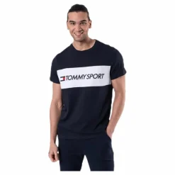 Colourblock Logo Top Blue