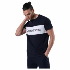 Colourblock Logo Top Blue