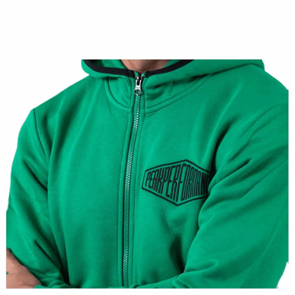 Comfy Zip Hood Green