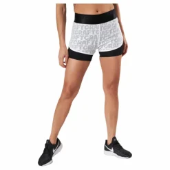 Core Charge Logo Shorts White/Black