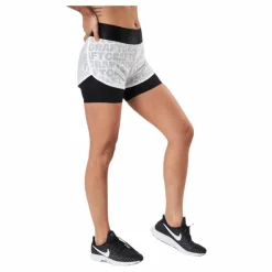 Core Charge Logo Shorts White/Black