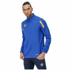 Core Sweat Half Zip Blue/Yellow