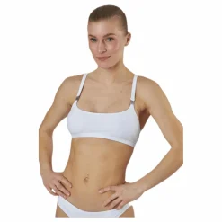 Core Textured Bralette-Rp White