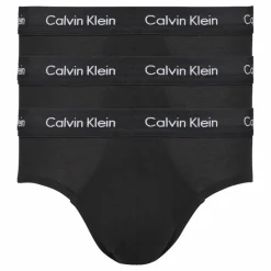 Cotton Stretch 3P Hip Brief Black