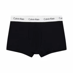 Cotton Stretch 3P Low Rise Trunk Black