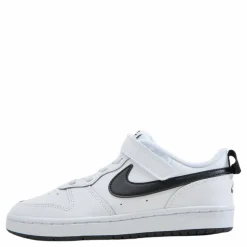 Court Borough Low 2 Little Kids' Shoes WHITE/BLACK