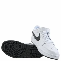 Court Borough Low 2 Little Kids' Shoes WHITE/BLACK