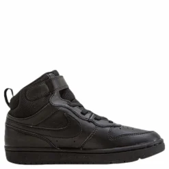 Court Borough Mid 2 Little Kids' Shoes BLACK/BLACK-BLACK