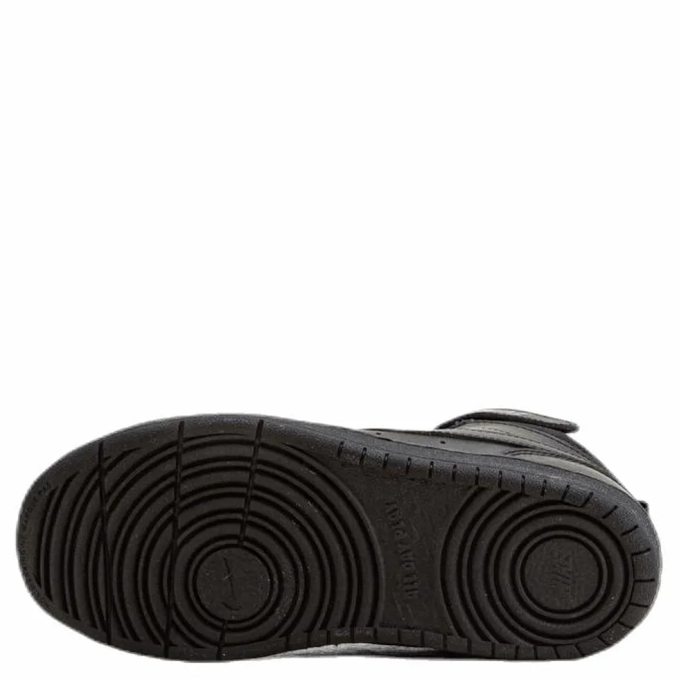 Court Borough Mid 2 Little Kids' Shoes BLACK/BLACK-BLACK