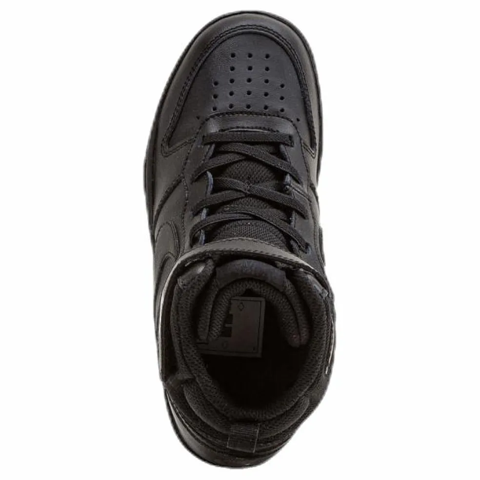 Court Borough Mid 2 Little Kids' Shoes BLACK/BLACK-BLACK