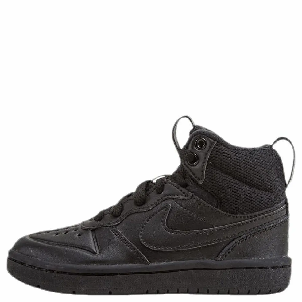 Court Borough Mid Boot PS Little kids Black