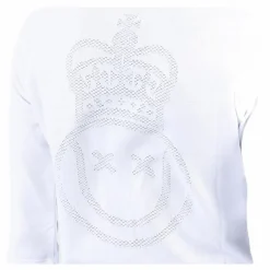 Court Cardigan White/Black