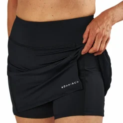 Court Jersey Skort Black