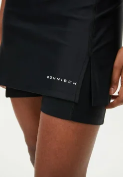 Court Jersey Skort Black