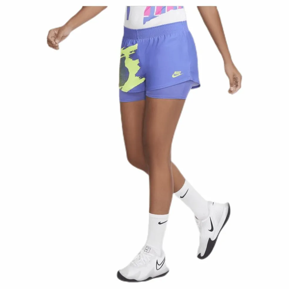 Court Slam Shorts Blue/Green