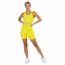 Court Tennis Bodysuit Yellow